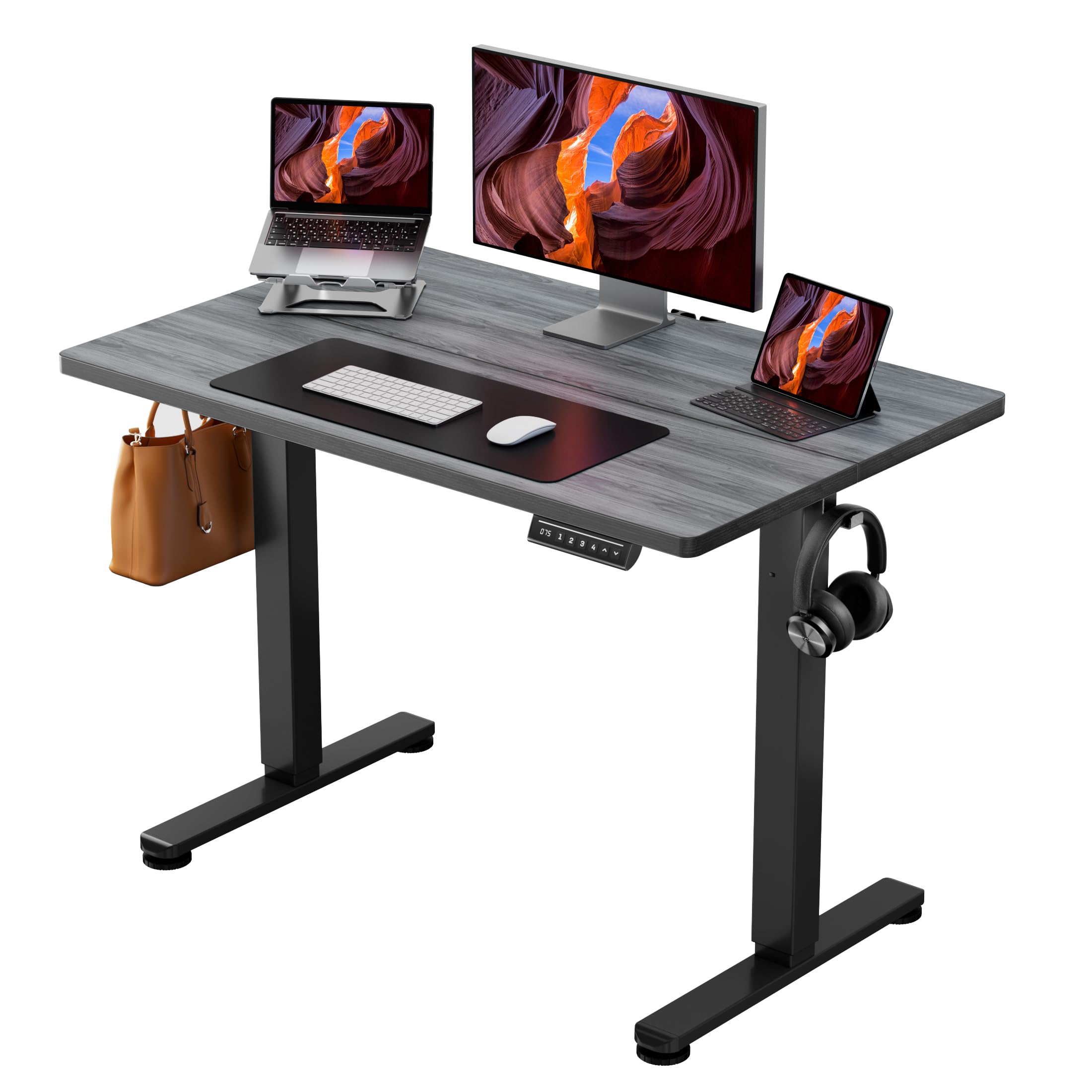 ErGear Height Adjustable Electric Standing Desk, Sit Stand up Desk, Memory Computer Home Office Desk