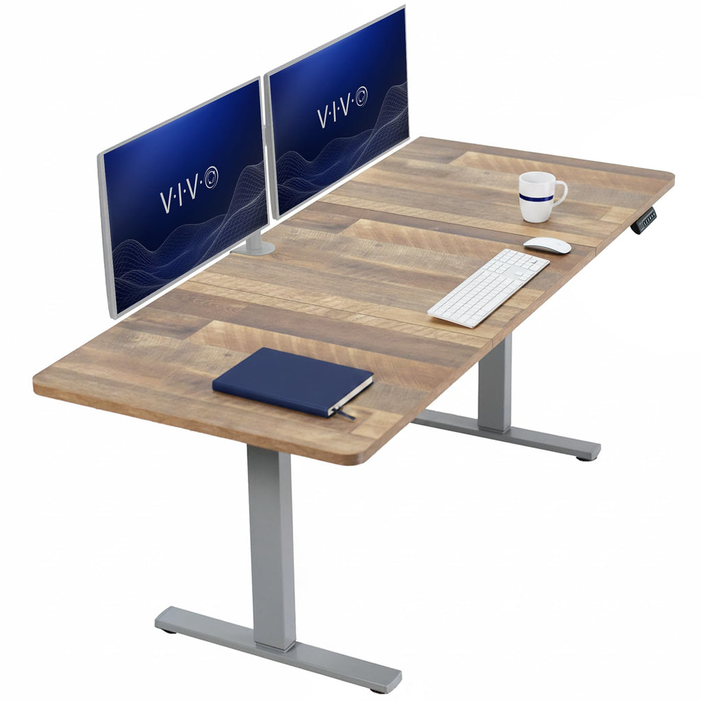 VIVO Electric Standing Desk Workstation, Memory Controller Height Adjustment, 1B Series