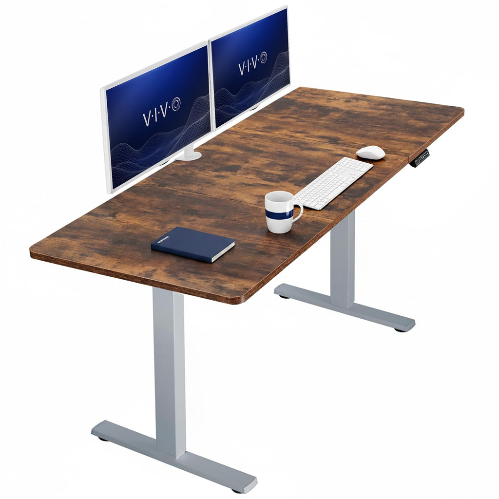 VIVO Electric Standing Desk Workstation, Memory Controller Height Adjustment, 1B Series