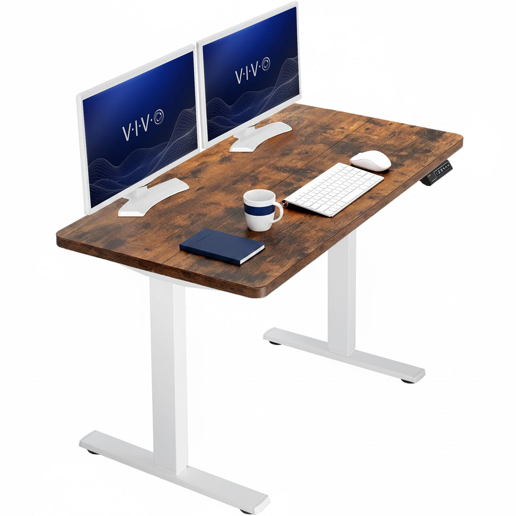 VIVO Electric Standing Desk Workstation, Memory Controller Height Adjustment, 1B Series