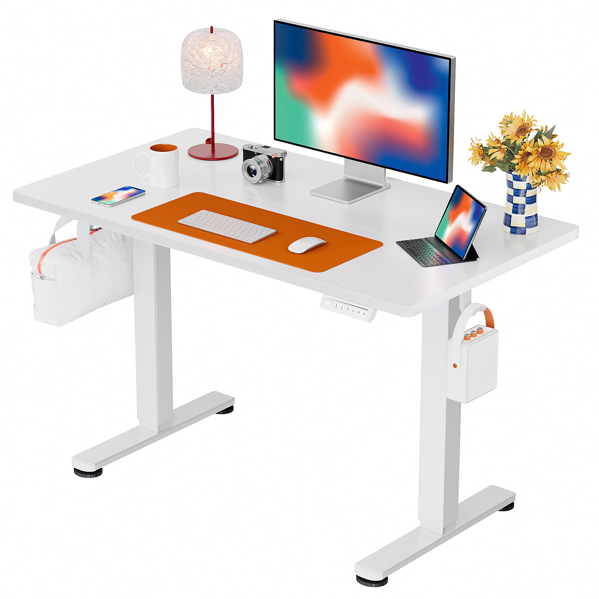 ErGear Height Adjustable Electric Standing Desk, Sit Stand up Desk, Memory Computer Home Office Desk
