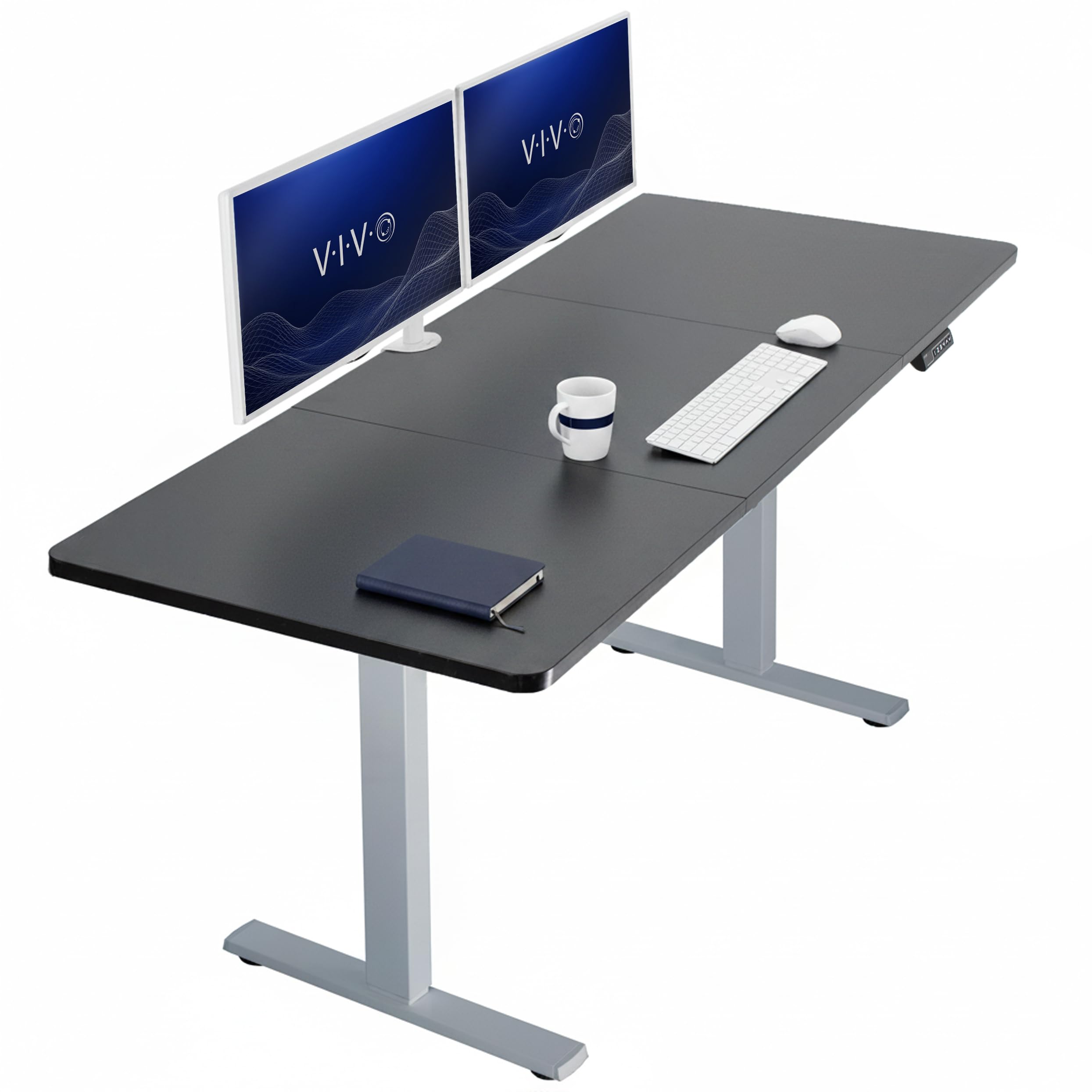 VIVO Electric Standing Desk Workstation, Memory Controller Height Adjustment, 1B Series
