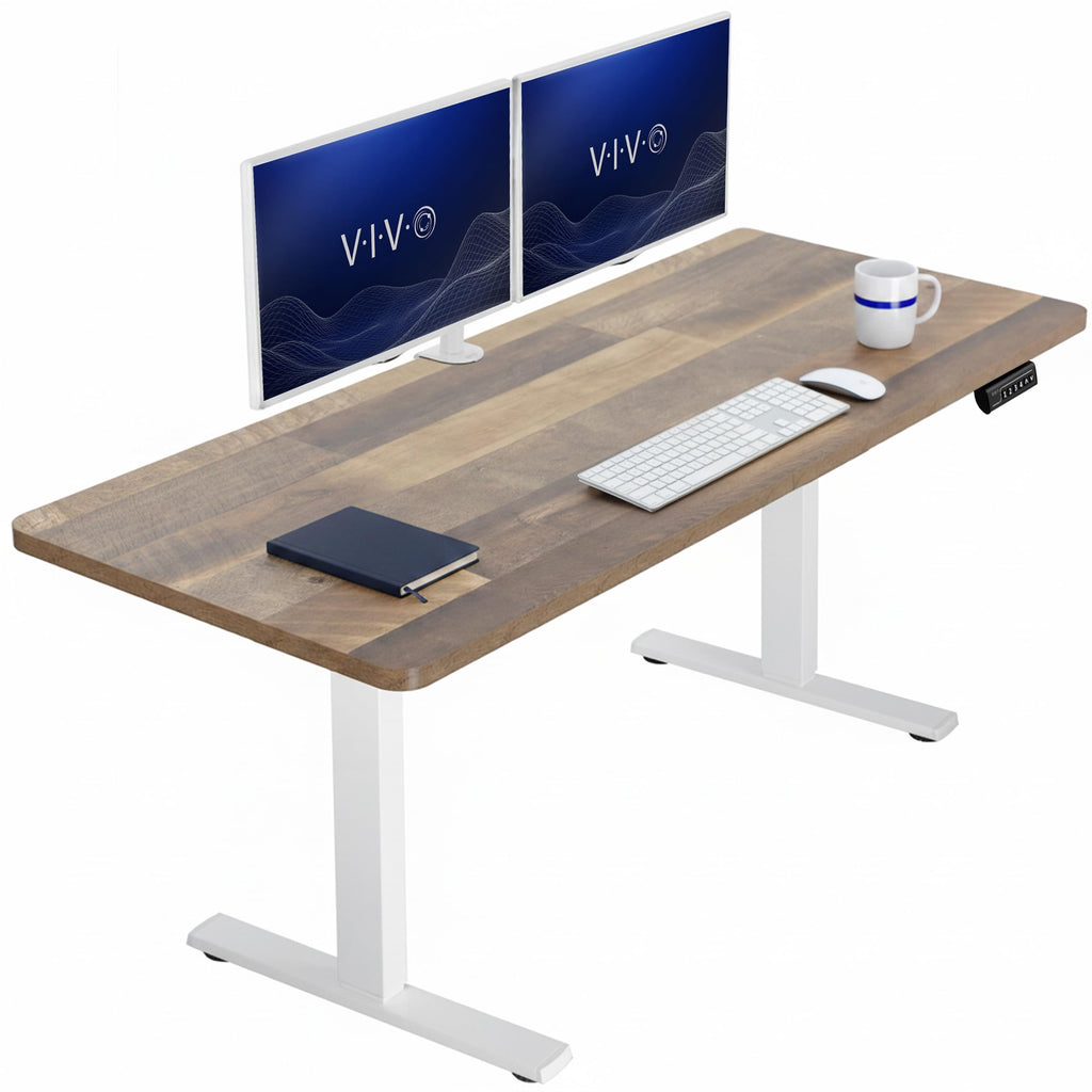 VIVO Electric Standing Desk Workstation, Memory Controller Height Adjustment, 1B Series