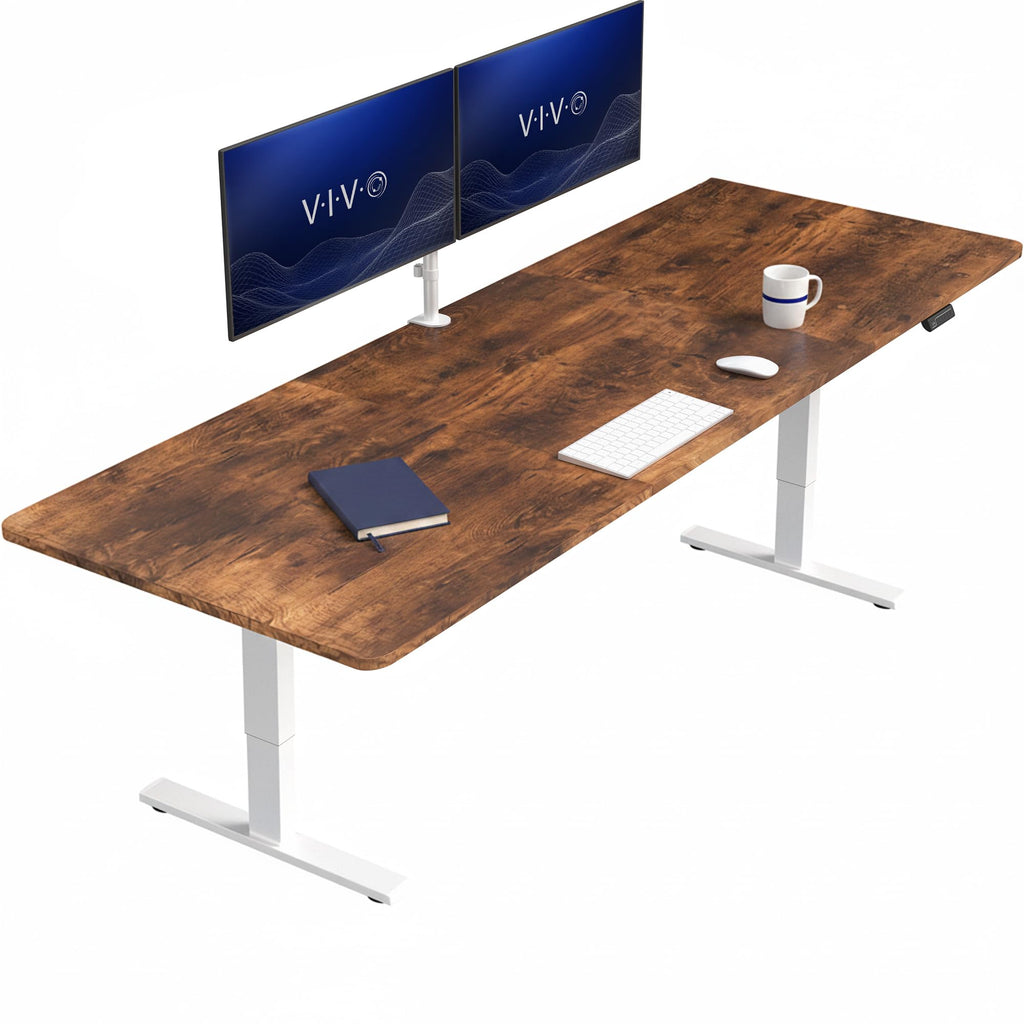 VIVO Electric Standing Desk Workstation, Memory Controller Height Adjustment, 1B Series
