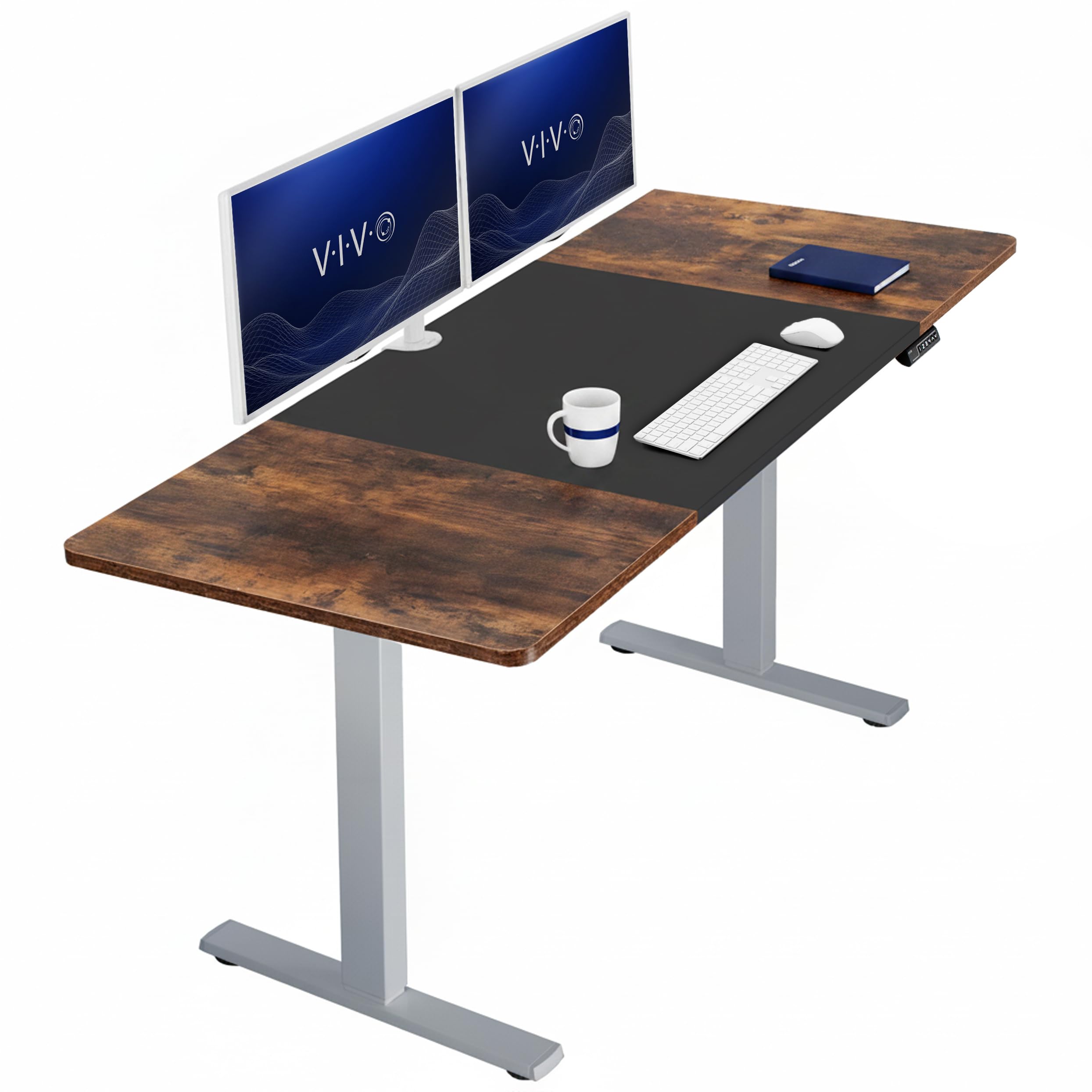 VIVO Electric Standing Desk Workstation, Memory Controller Height Adjustment, 1B Series