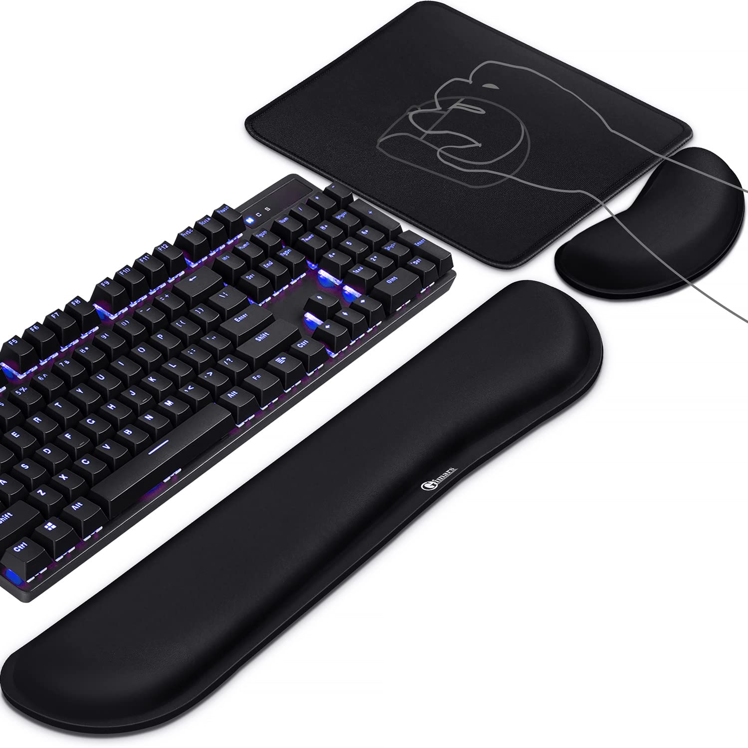 Gimars Keyboard Wrist Rest Set