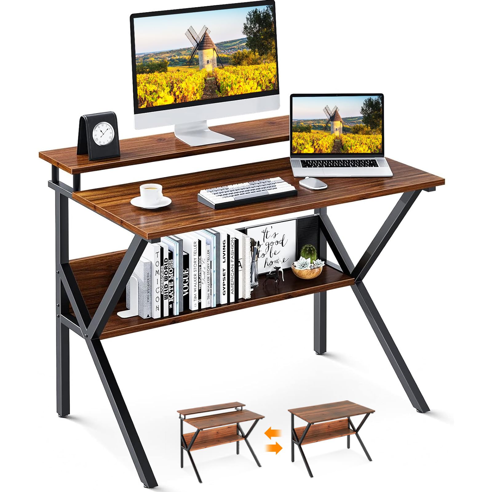 ODK Small Desk 27.5 and 39 Inch