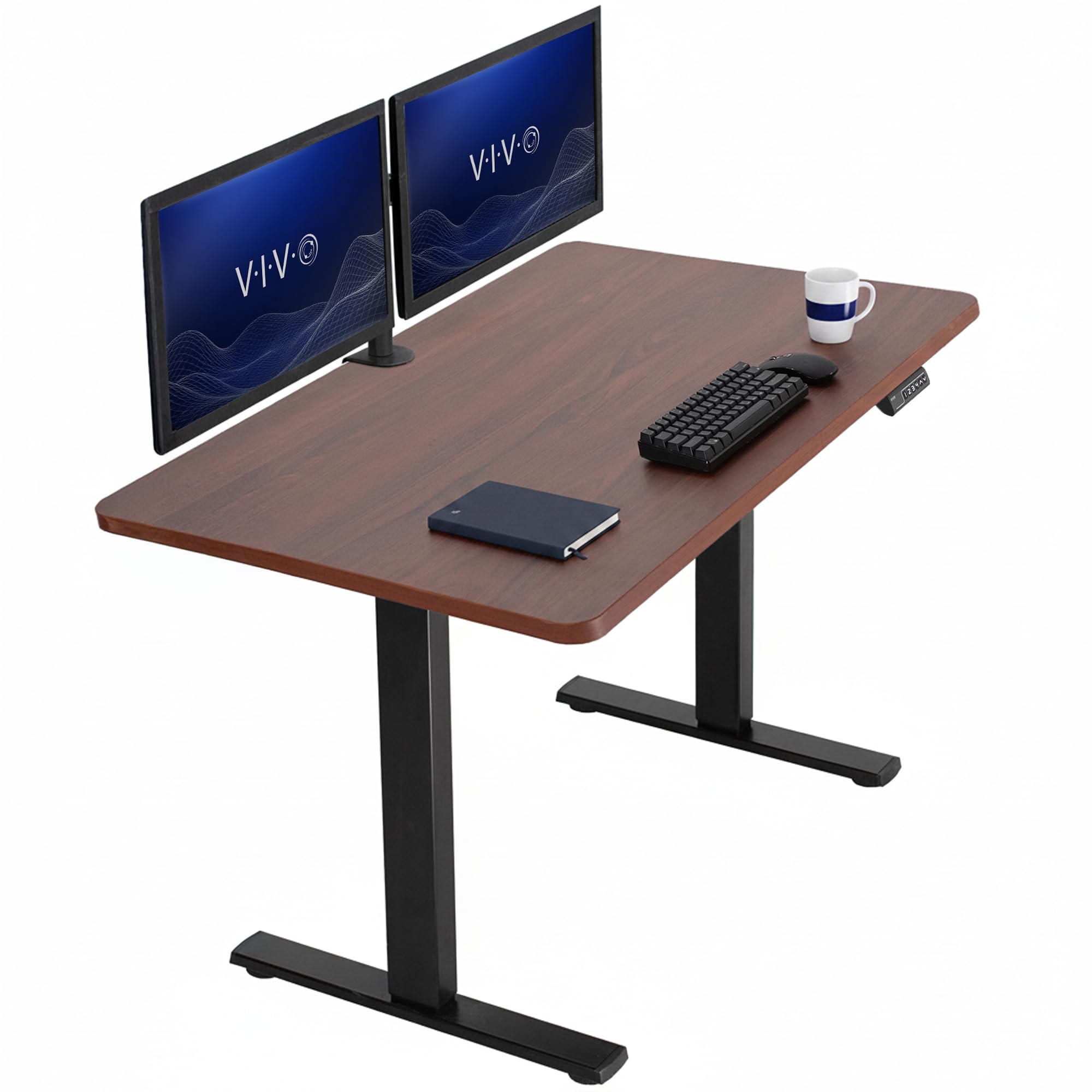 VIVO Electric Standing Desk Workstation, Memory Controller Height Adjustment, 1B Series
