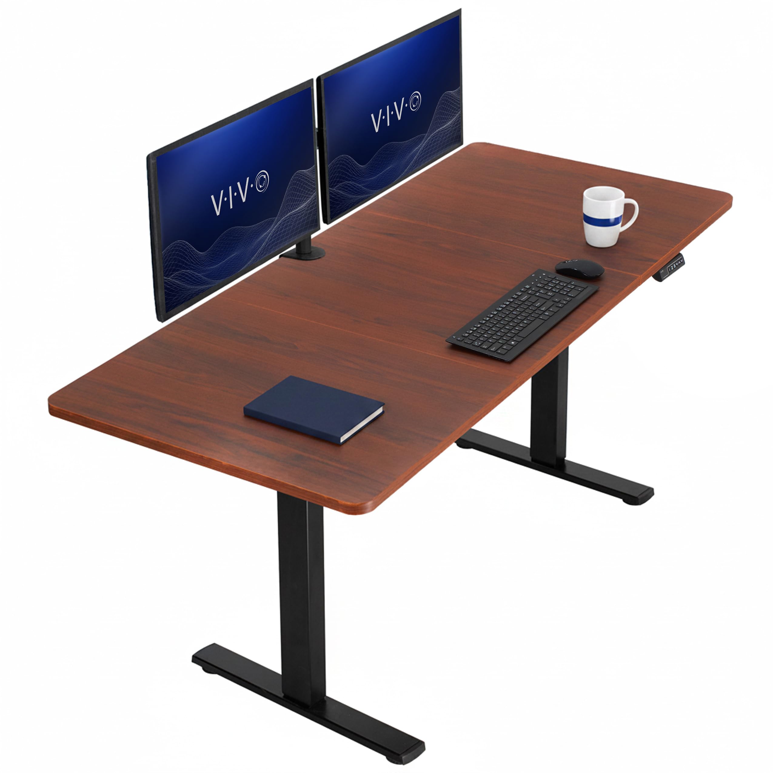 VIVO Electric Standing Desk Workstation, Memory Controller Height Adjustment, 1B Series