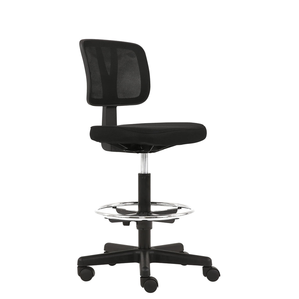 Amazon Basics Mid-Back Mesh Office Drafting Chair Stool