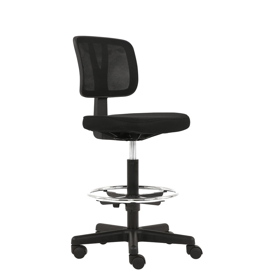 Mid-Back Mesh Drafting Chair with Adjustable Height