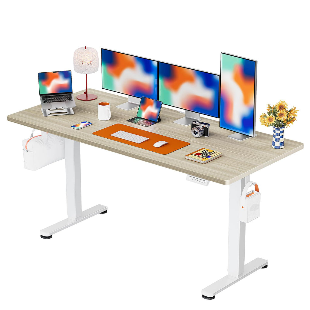 ErGear Height Adjustable Electric Standing Desk, Sit Stand up Desk, Memory Computer Home Office Desk