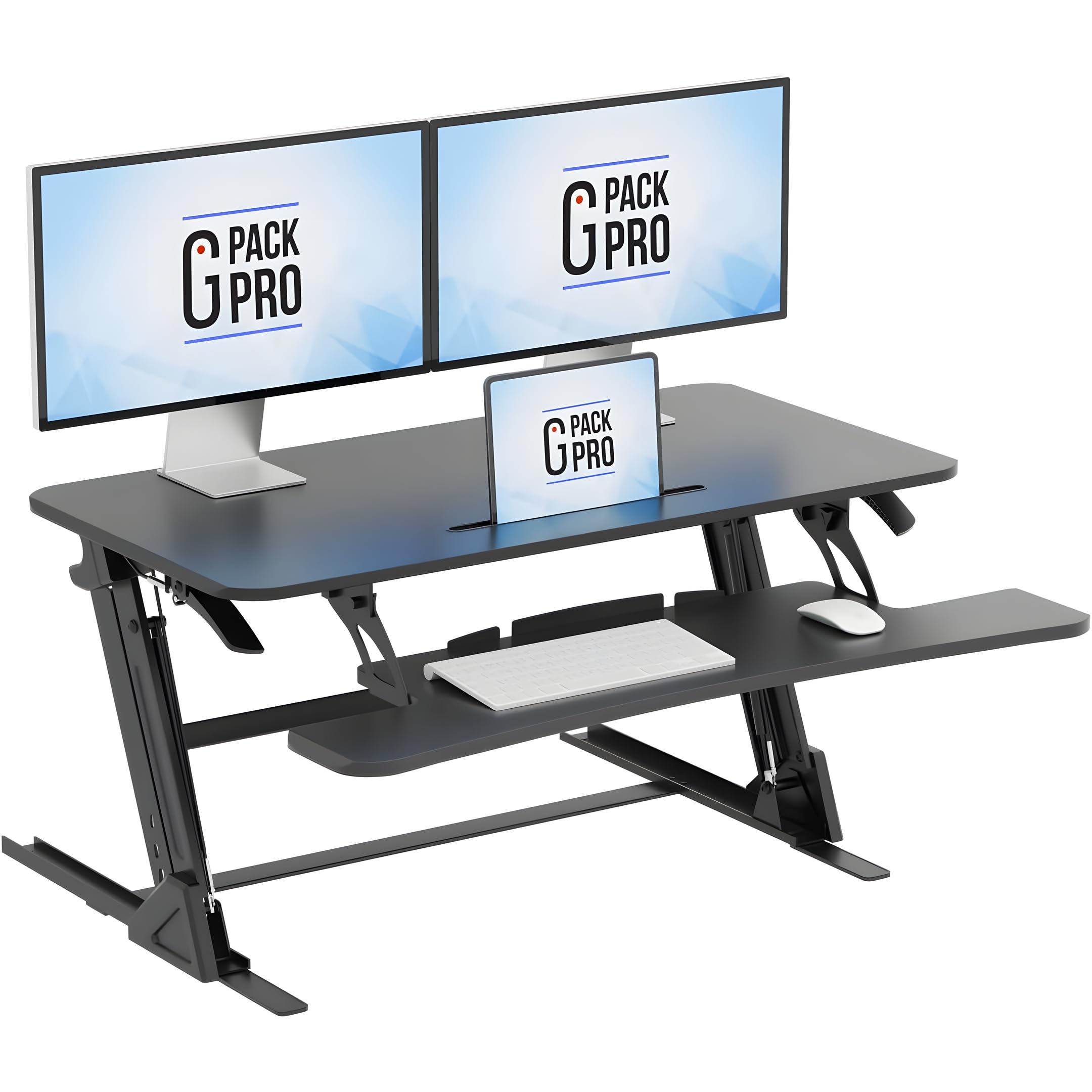 G-PACK PRO Standing Desk Converter, Adjustable Height