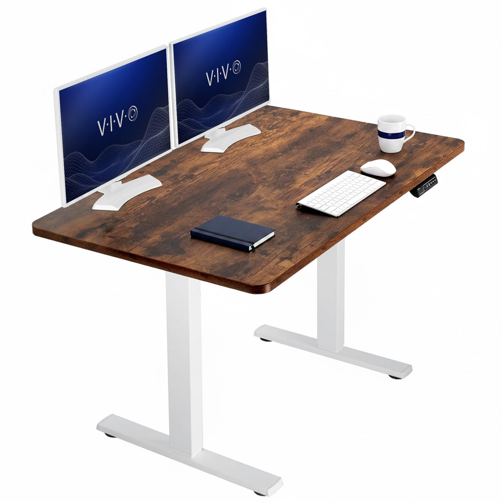 VIVO Electric Standing Desk Workstation, Memory Controller Height Adjustment, 1B Series