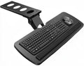 HUANUO Keyboard Tray Under Desk, 360 Adjustable Ergonomic Sliding Keyboard & Mouse Tray, Under Desk Keyboard Tray Slide Out, Keyboard Holder Under Desk for Typing in Home, Office Work, 25"W x 9.84"D