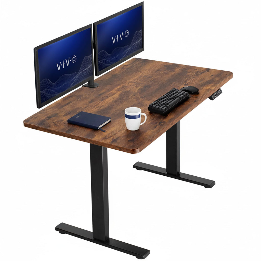VIVO Electric Standing Desk Workstation, Memory Controller Height Adjustment, 1B Series