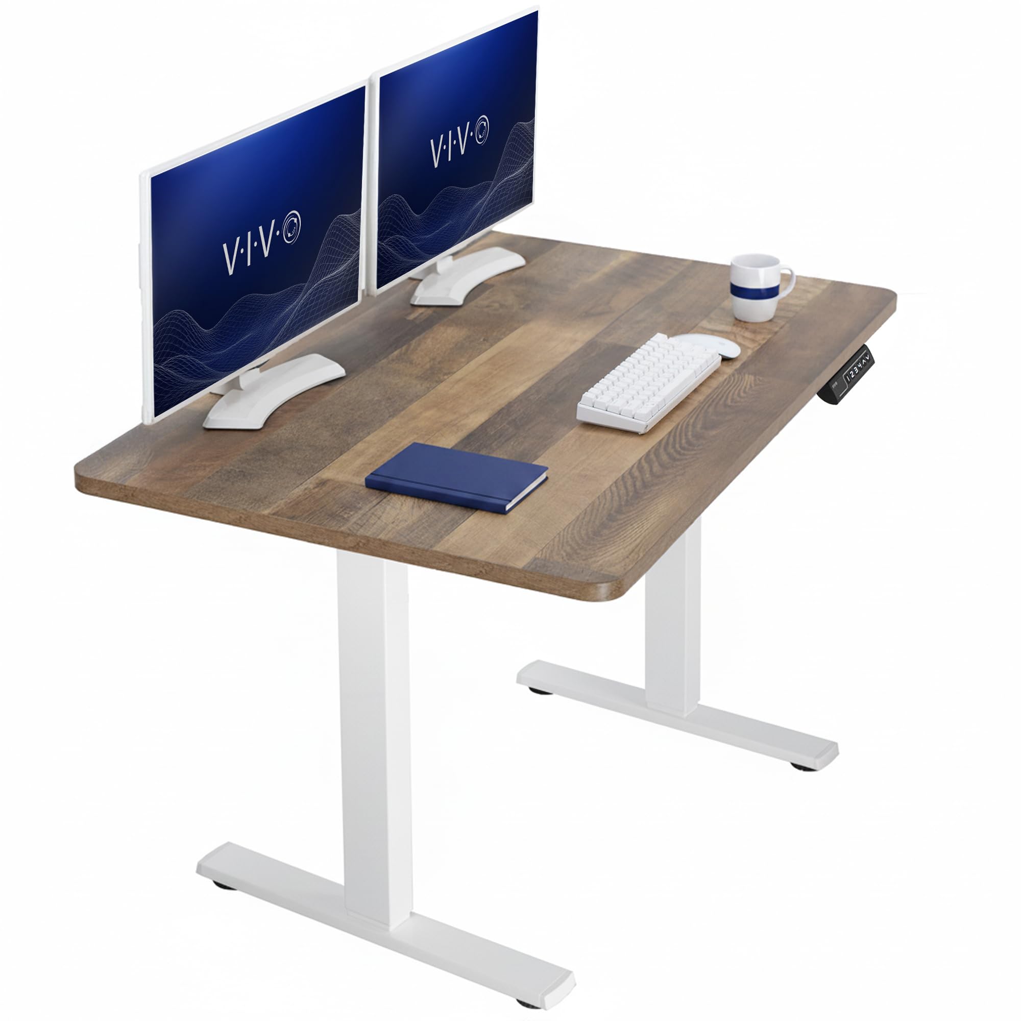 VIVO Electric Standing Desk Workstation, Memory Controller Height Adjustment, 1B Series