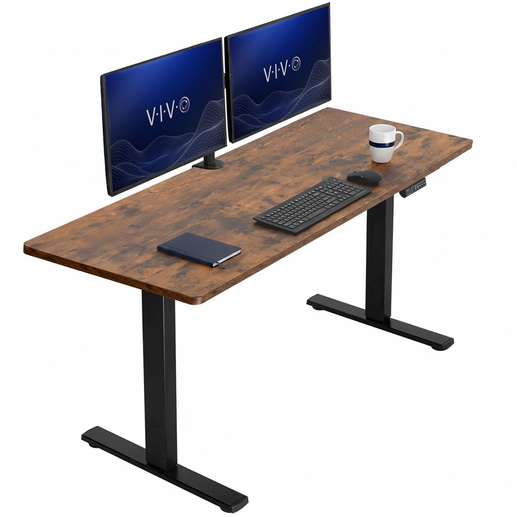 VIVO Electric Standing Desk Workstation, Memory Controller Height Adjustment, 1B Series