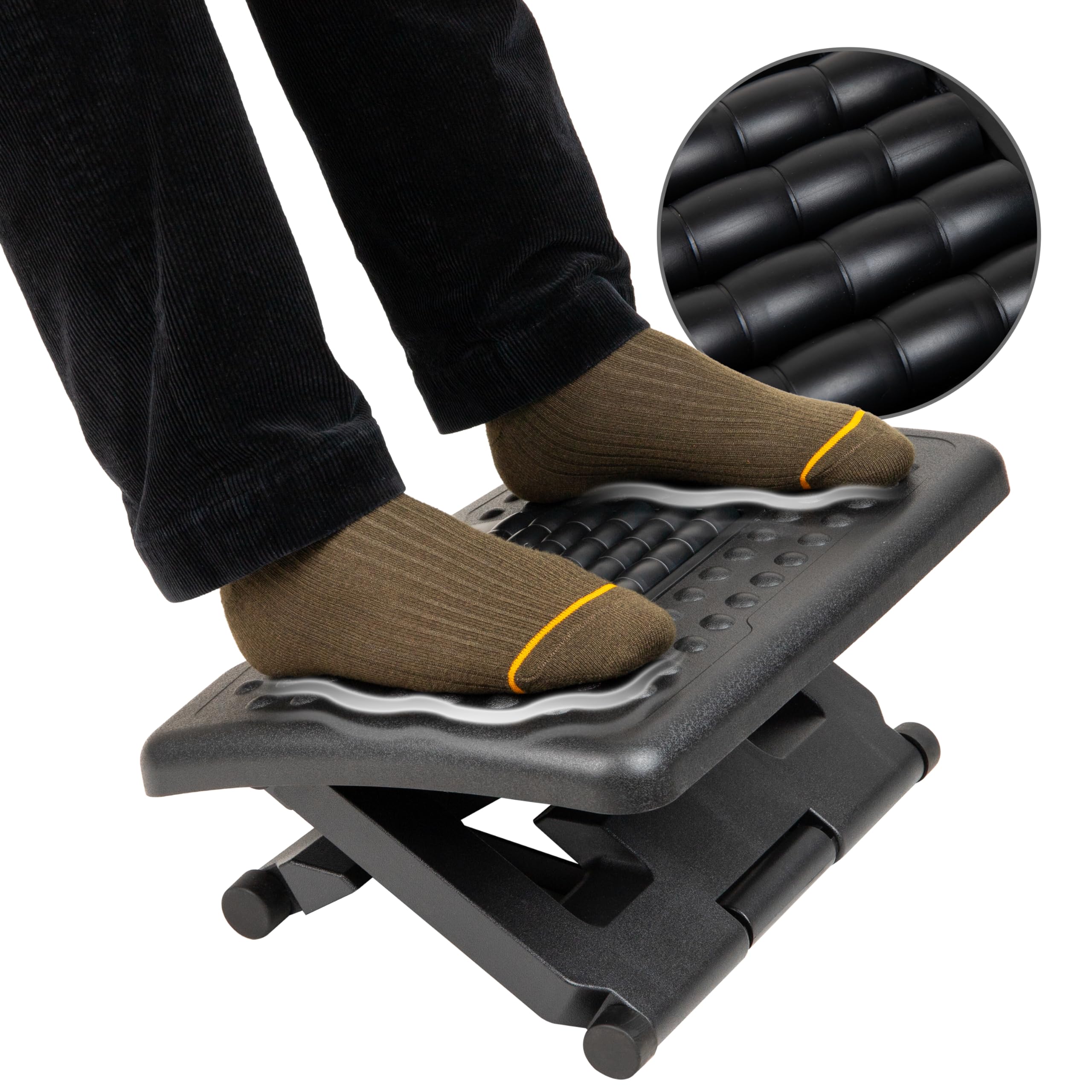 Mind Reader Foot Rest, Foot Stool, Under Desk at Work, Ergonomic