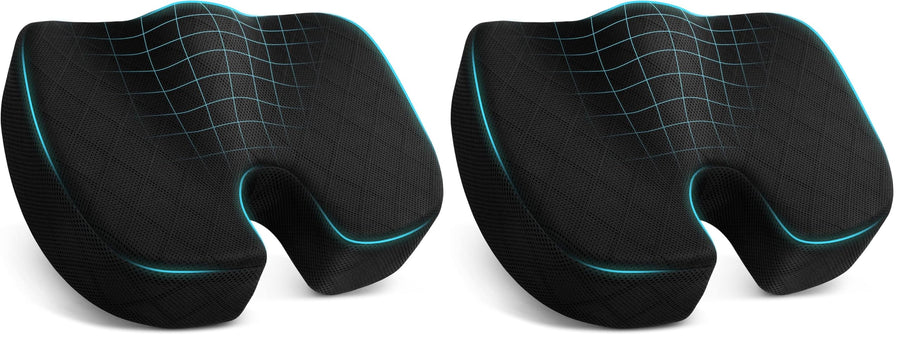 Ergonomic Memory Foam Seat Cushion for Office Chairs