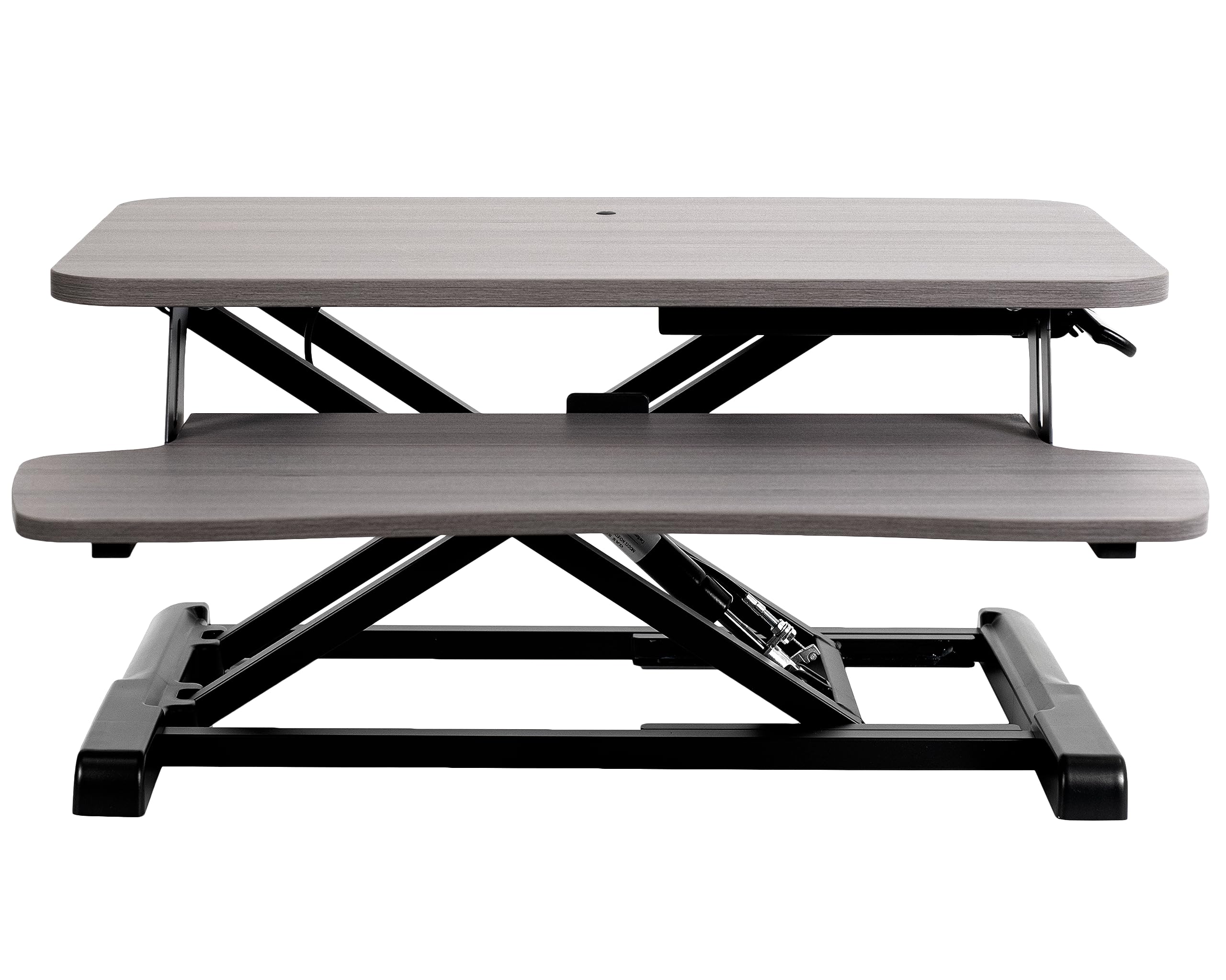 VIVO Desk Converter, K Series, Height Adjustable Sit to Stand Riser, Dual Monitor and Laptop Workstation with Wide Keyboard Tray