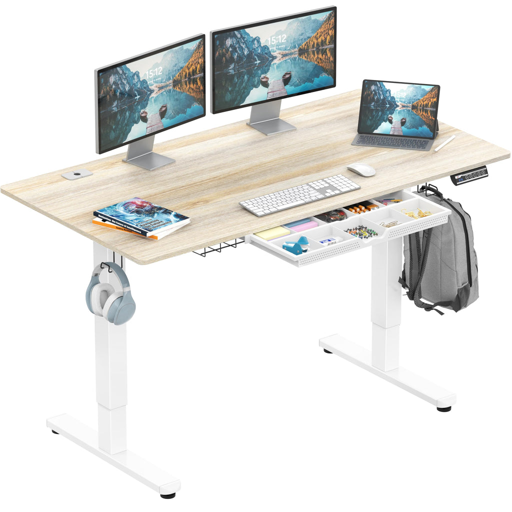 SHW Electric Height Adjustable Standing Desk
