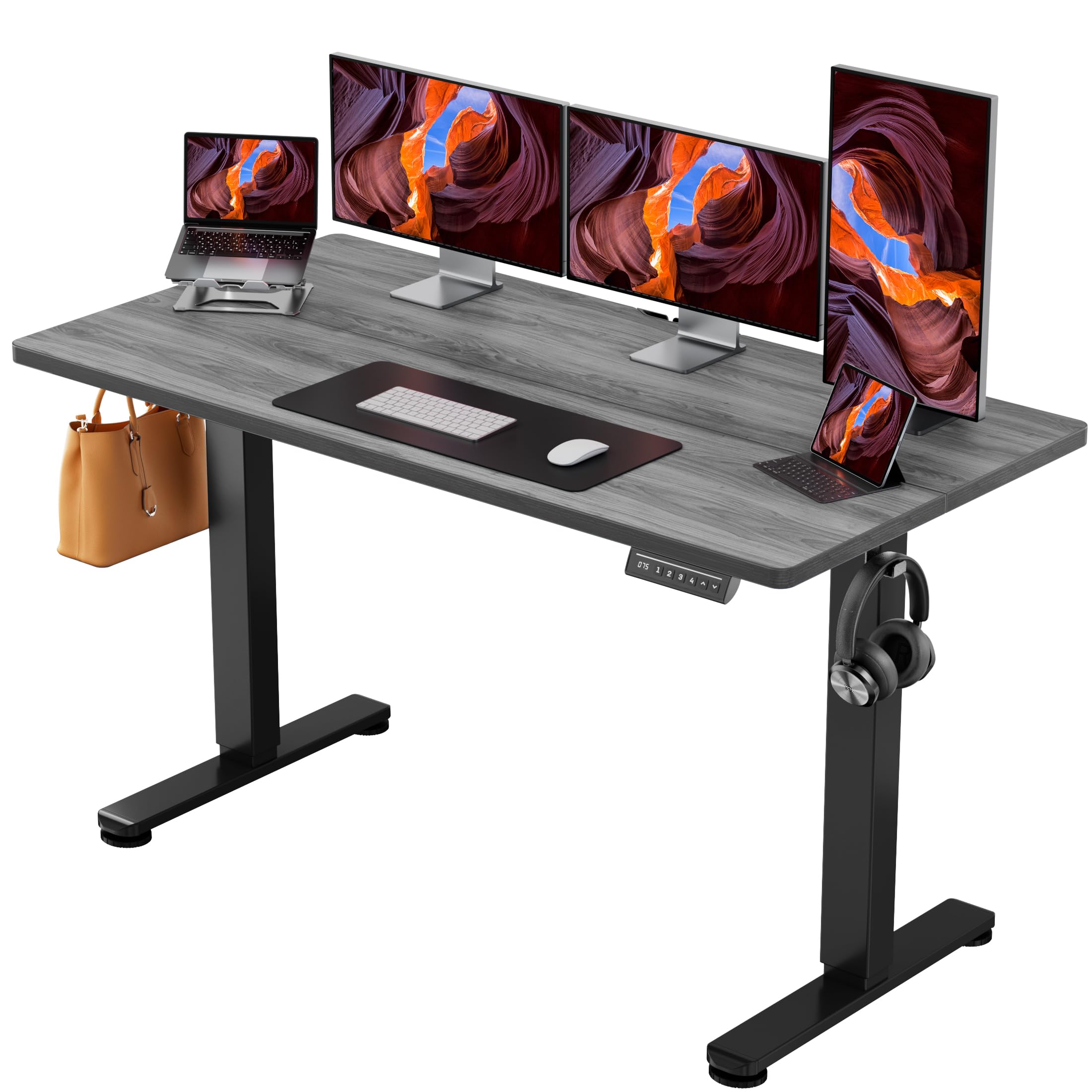 ErGear Height Adjustable Electric Standing Desk, Sit Stand up Desk, Memory Computer Home Office Desk