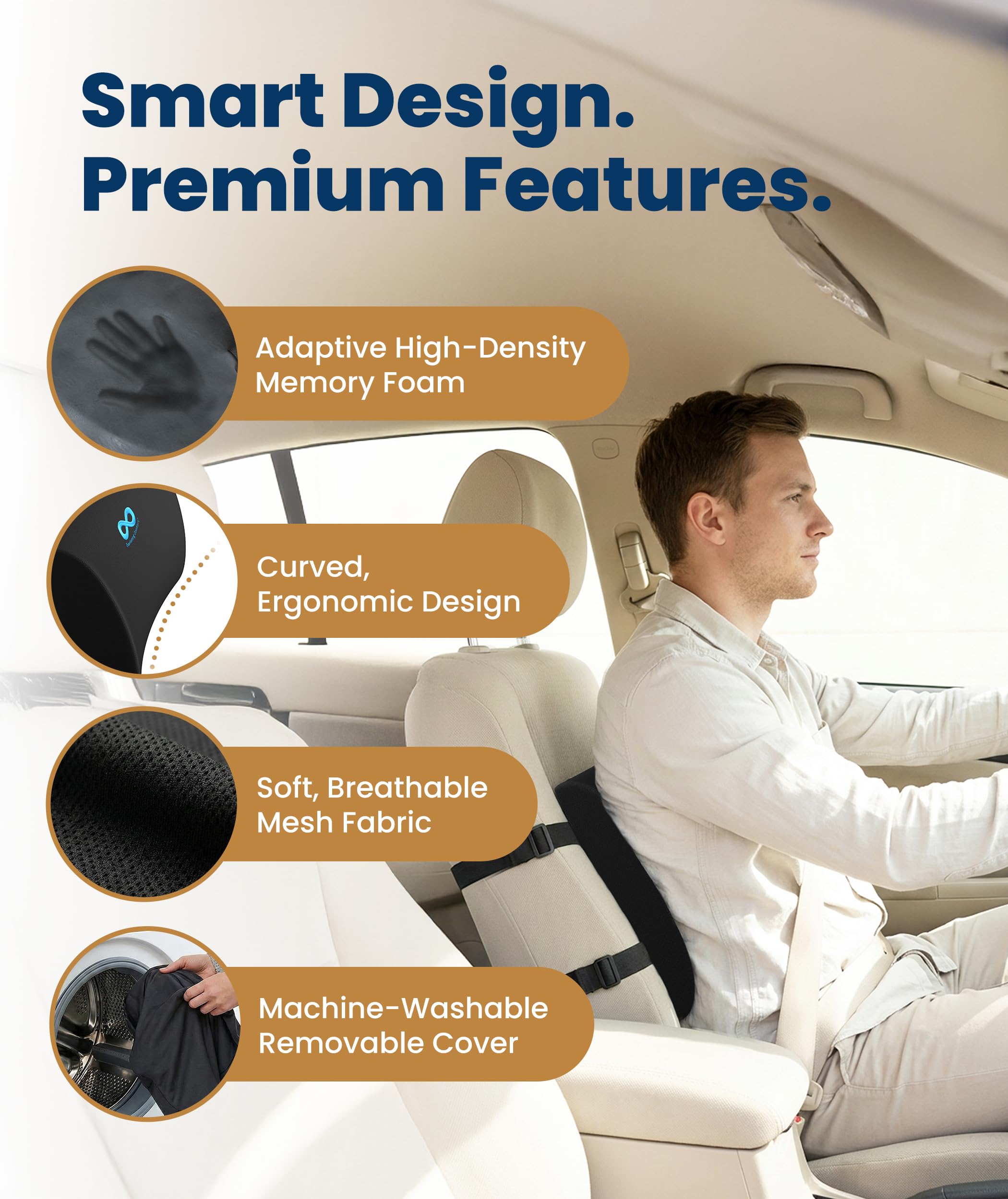 Everlasting Comfort The Original Lumbar Support Pillow