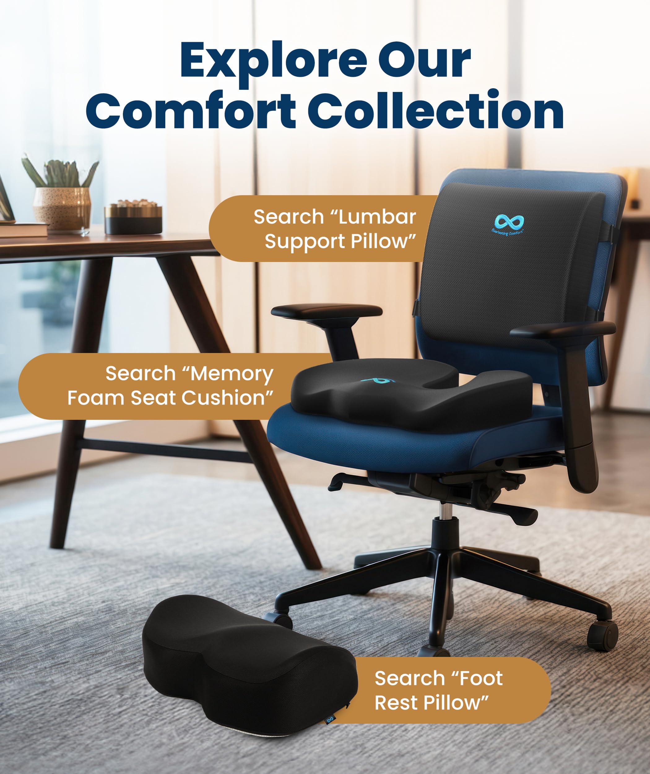 Everlasting Comfort The Original Lumbar Support Pillow