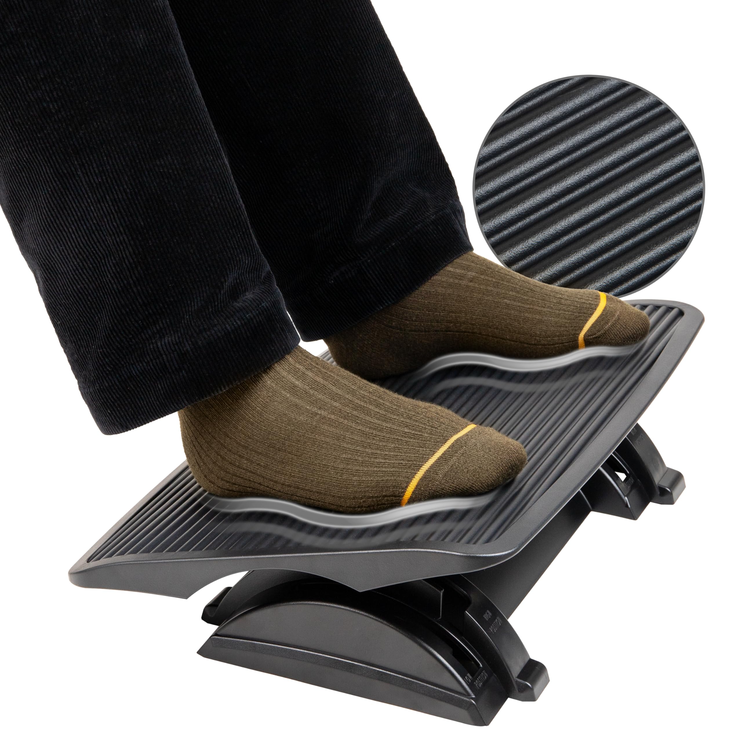 Mind Reader Foot Rest, Foot Stool, Under Desk at Work, Ergonomic