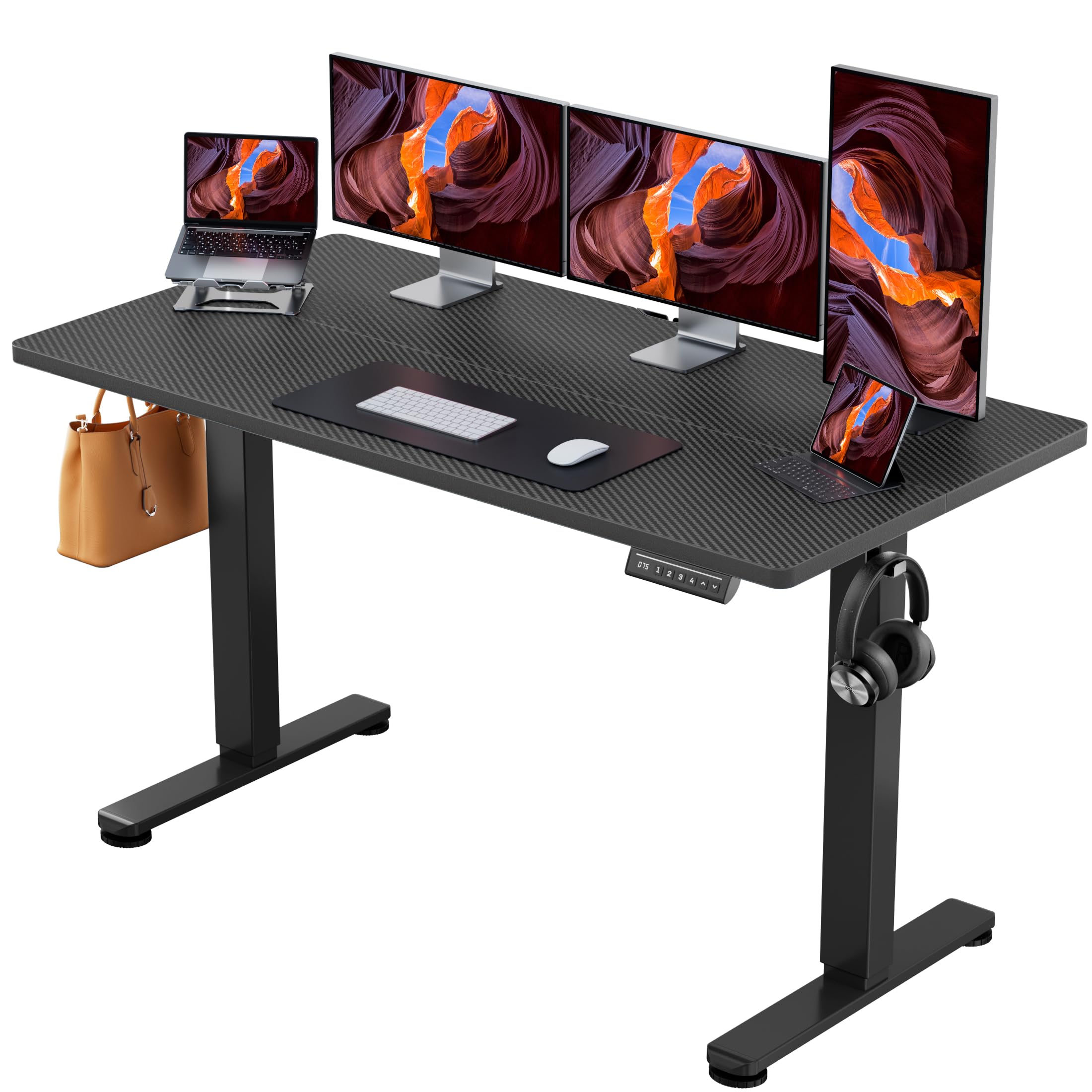 ErGear Height Adjustable Electric Standing Desk, Sit Stand up Desk, Memory Computer Home Office Desk