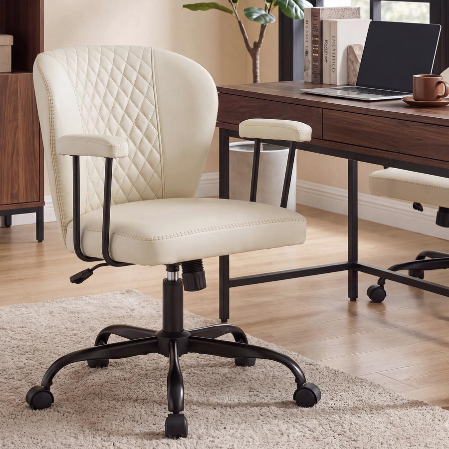 Ergonomic High-Back Executive Office Chair with Lumbar Support