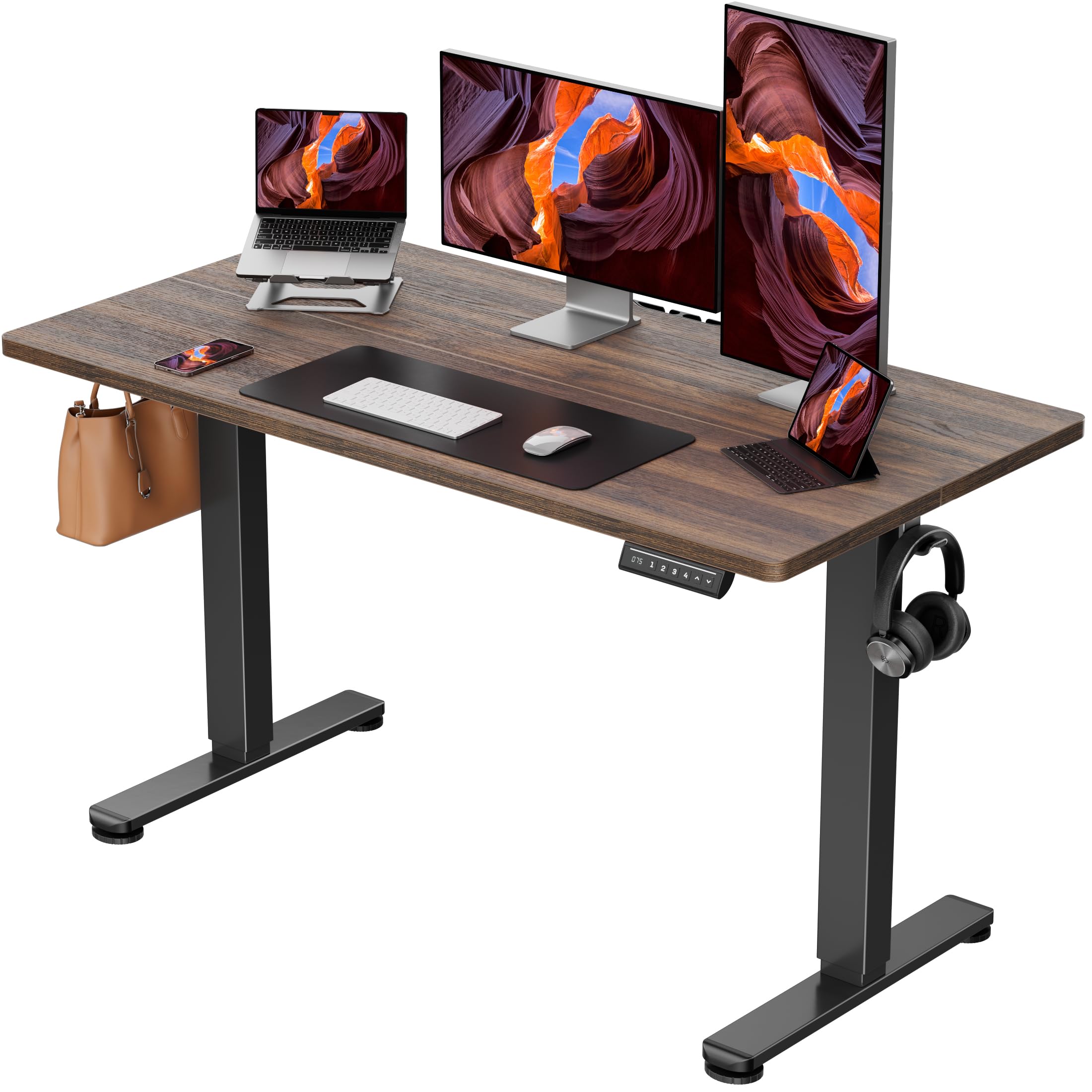 ErGear Height Adjustable Electric Standing Desk, Sit Stand up Desk, Memory Computer Home Office Desk