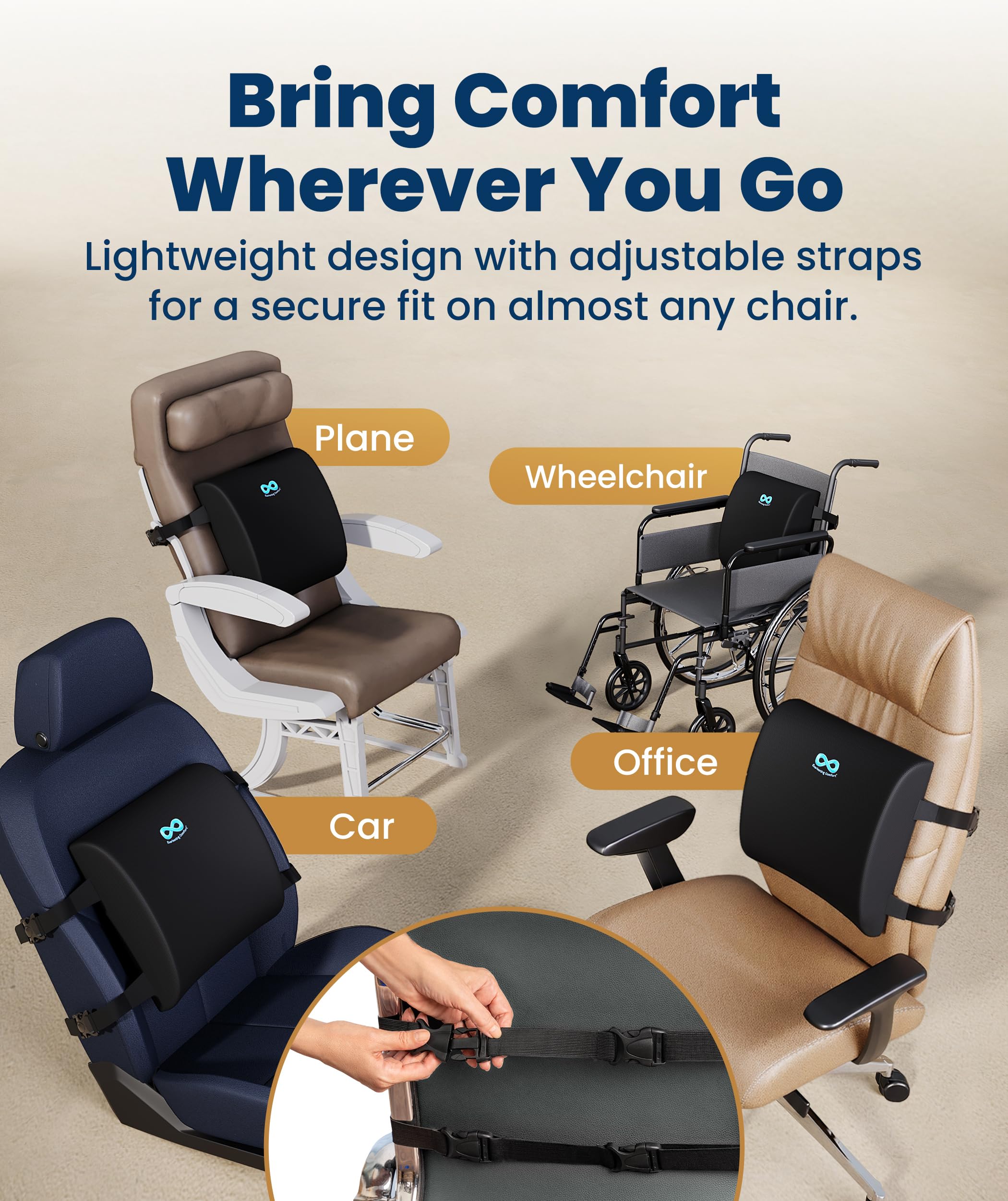 Everlasting Comfort The Original Lumbar Support Pillow