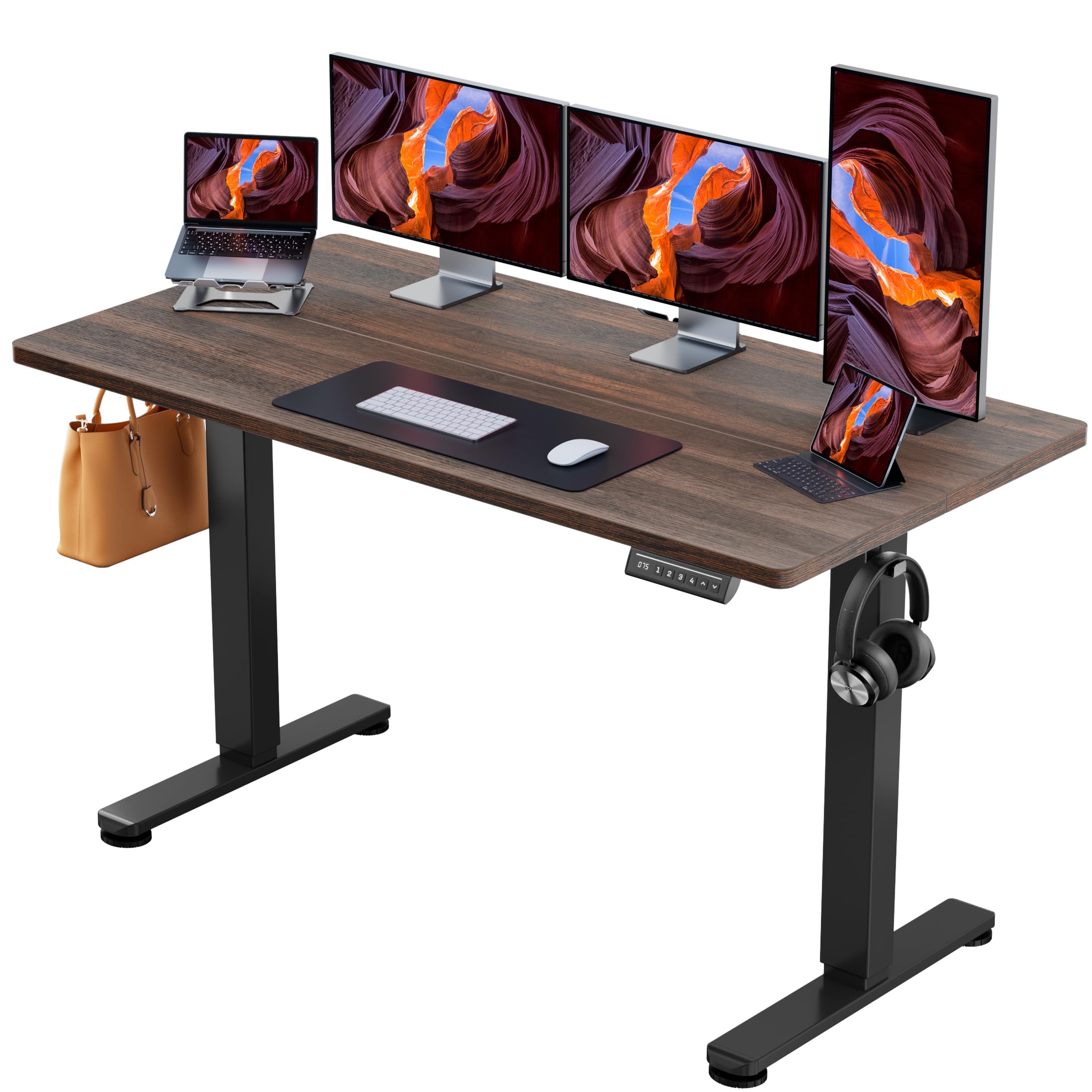 ErGear Height Adjustable Electric Standing Desk, Sit Stand up Desk, Memory Computer Home Office Desk