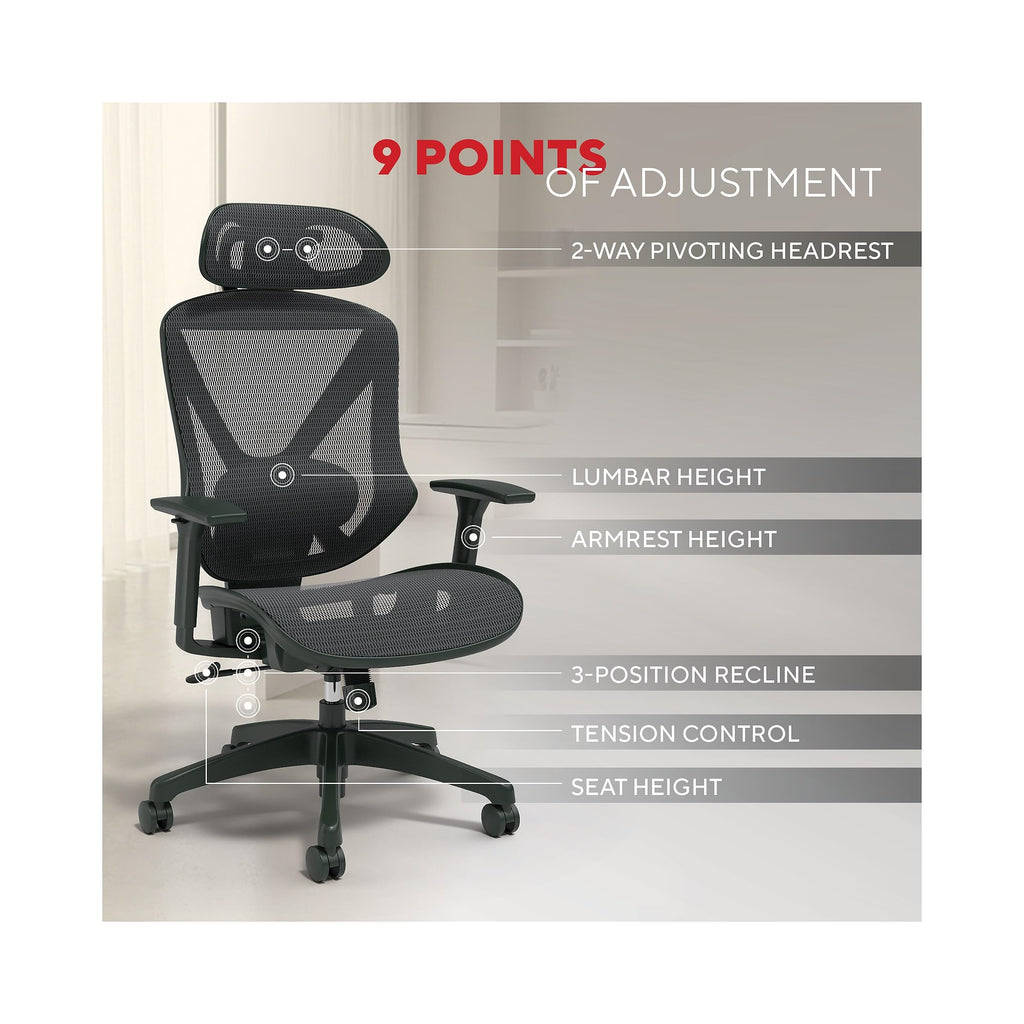 STAPLES Dexley Ergonomic Mesh Swivel Task Chair (Parent)