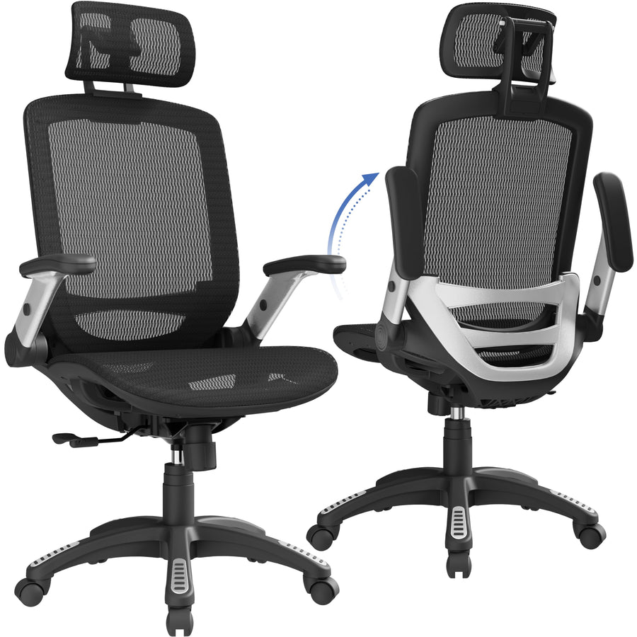Ergonomic High-Back Office Chair with Adjustable Support