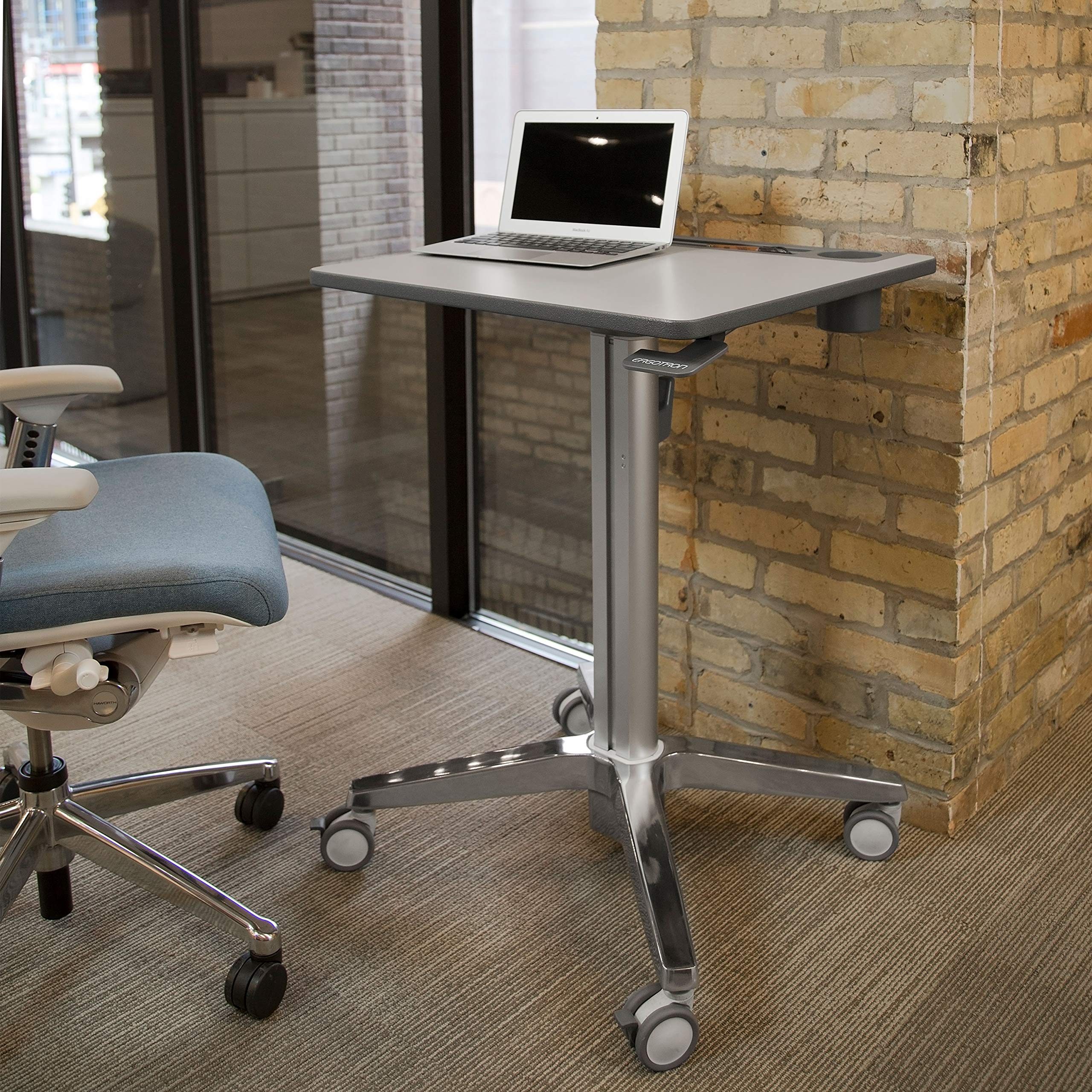Ergotron – LearnFit Mobile Standing Desk, Rolling Laptop Sit Stand Desk