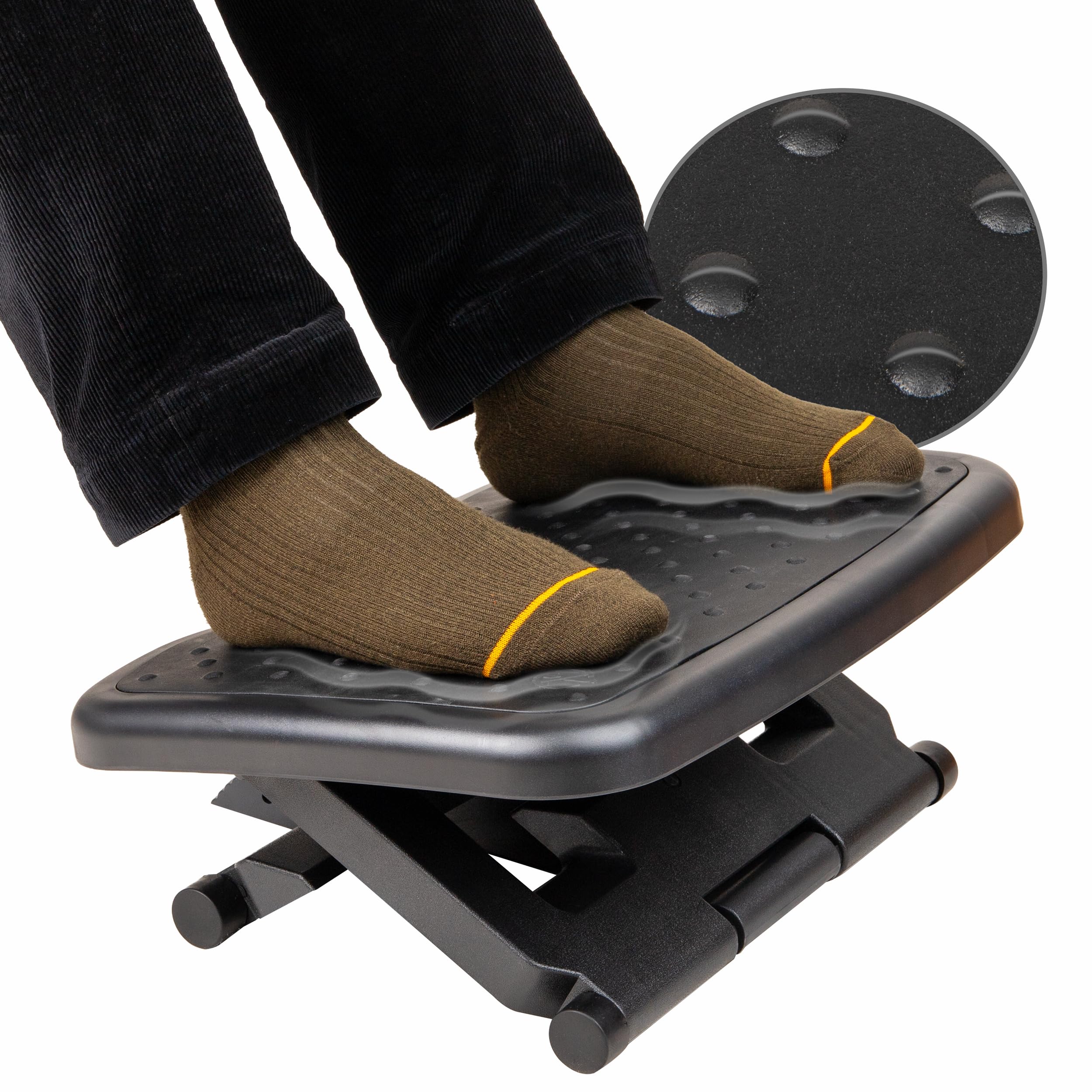 Mind Reader Foot Rest, Foot Stool, Under Desk at Work, Ergonomic